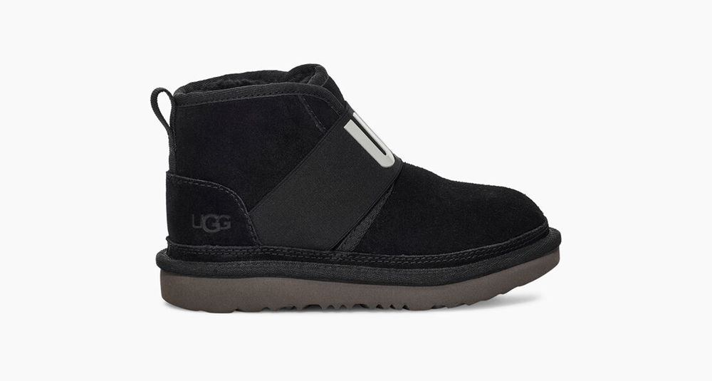 Ugg Neumel Ii Graphic - Kids Boots - Black - NZ (9827BGJSK)